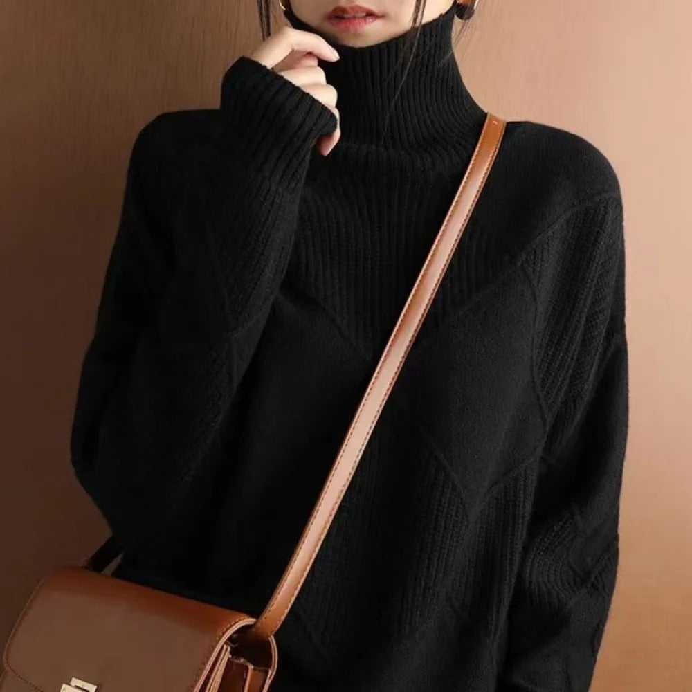R&BMode - Damen Rollkragenpullover