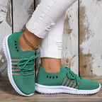 Frauen atmungsaktive Strick-Sneaker R&B