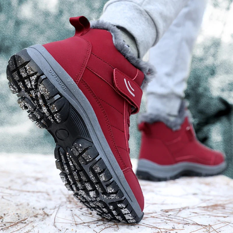 Leichte Frauen Schneestiefel mit Fell R&B