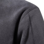 R&B | Klassische Fleecejacke mit Hohem Kragen Polyester Warm und Bequem