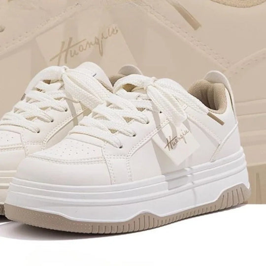 Weiße chunky Sneakers für Frauen R&B