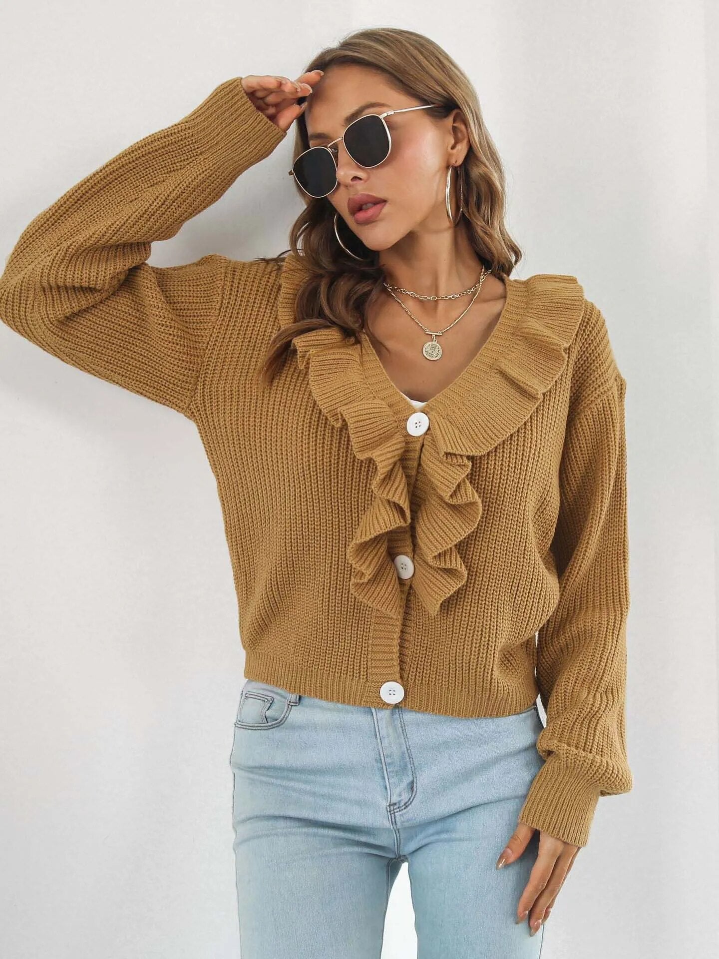R&B | Maßgeschneiderte und Elegante Allgemeine Strickjacke