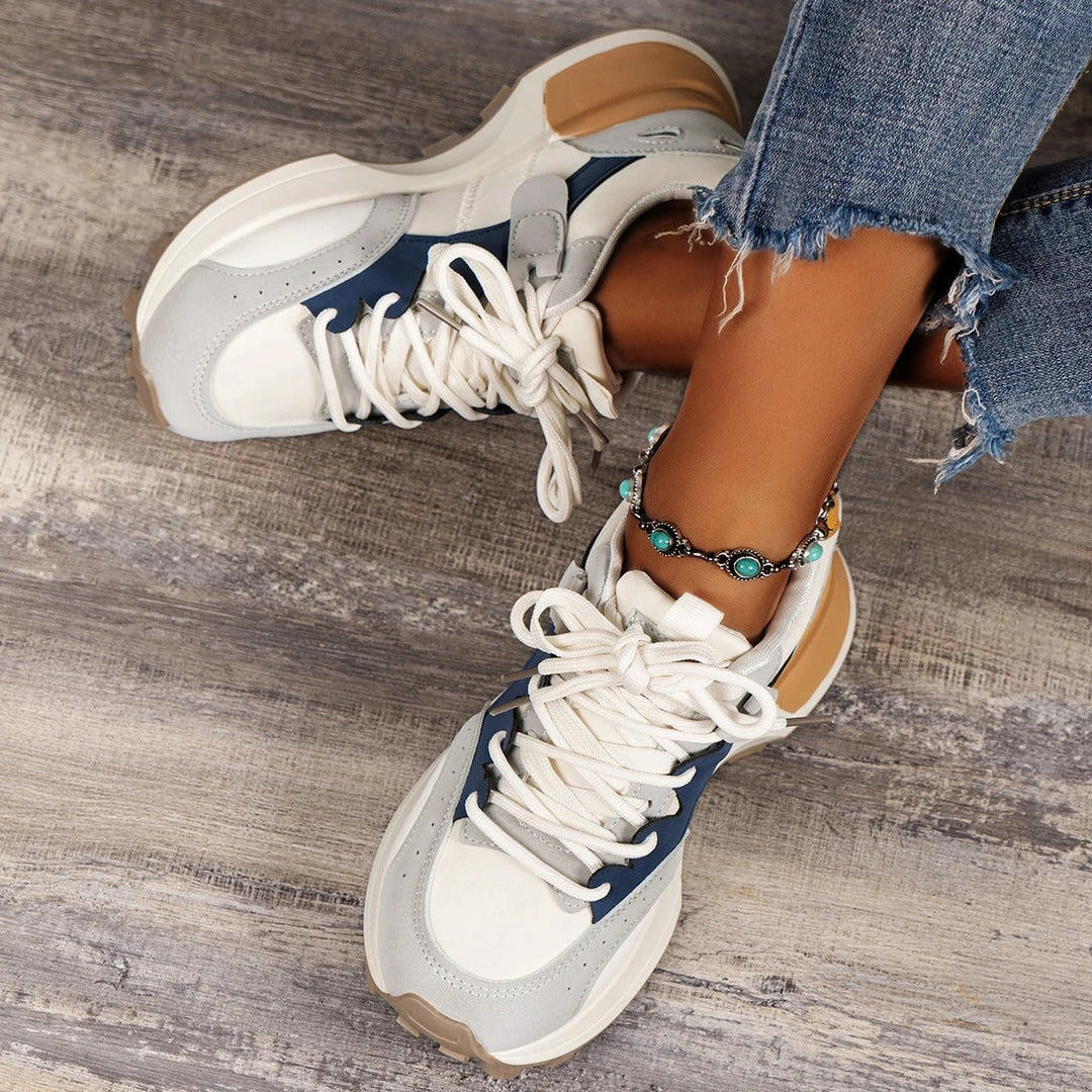 Damen Sneaker mit dicken Sohlen R&B