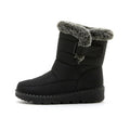 Damen warme Baumwolle Fell Stiefeletten R&B