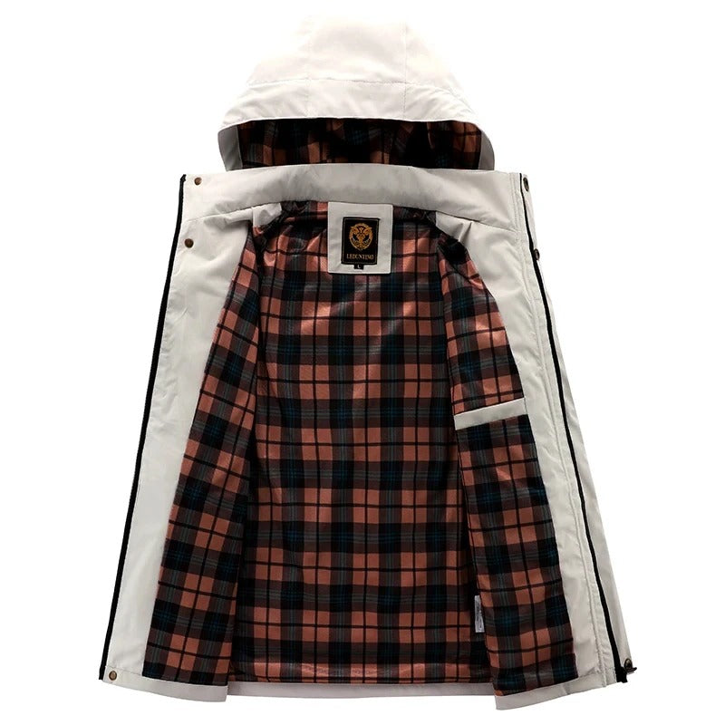 R&B | Herren Winterjacke mit Verstellbarer Kapuze Ferdinand