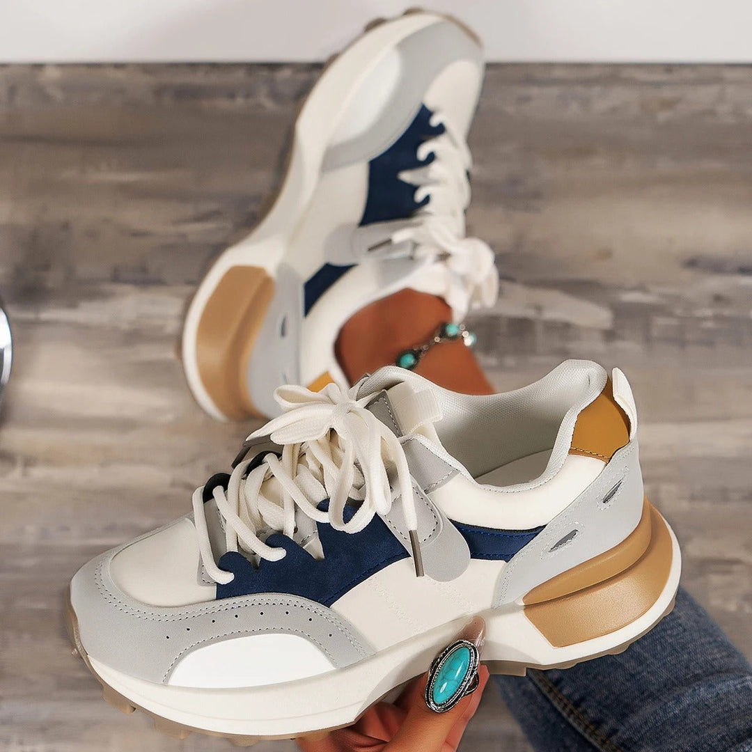 Damen Sneaker mit dicken Sohlen R&B
