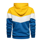 R&B | Kontrastfarbiger Hoodie für Männer Baumwolle Stilvoll und Warm