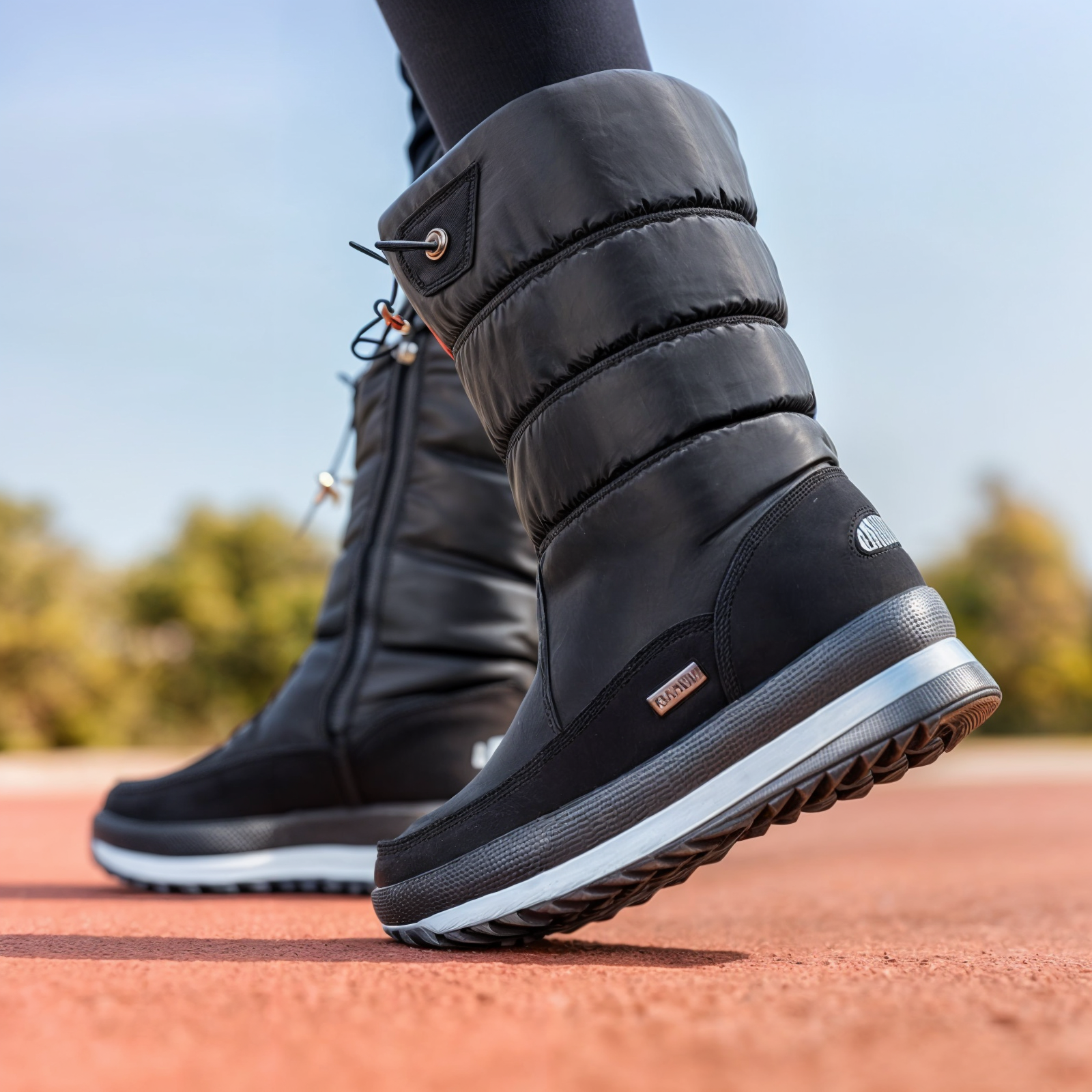 Dicke Plüschwinterstiefel für Frauen R&B