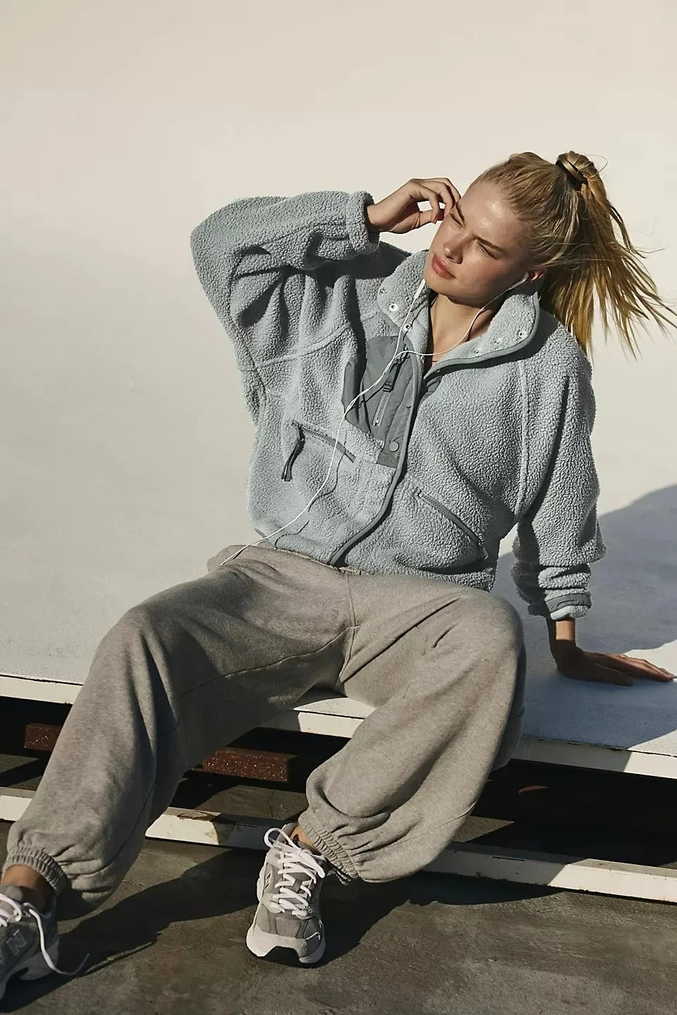 R&B | Warme Fleecejacke mit Taschen