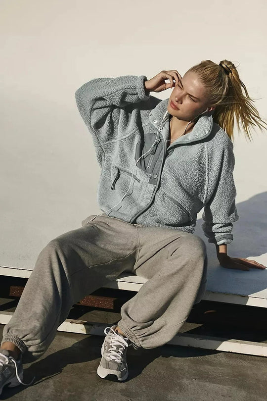 R&B | Warme Fleecejacke mit Taschen