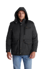 R&B | Warme Winterjacke mit Fleece-Futter Gippeto