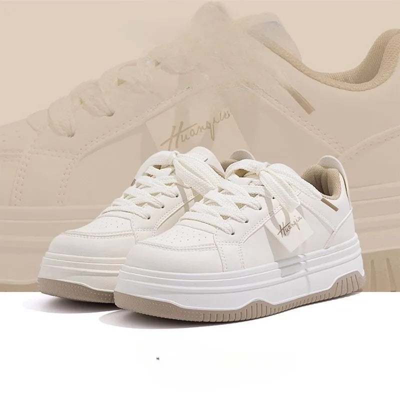 Weiße chunky Sneakers für Frauen R&B
