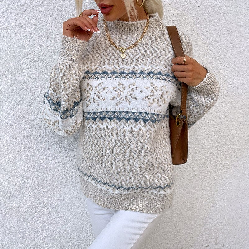 R&B | Locker Gestrickter Winterpullover