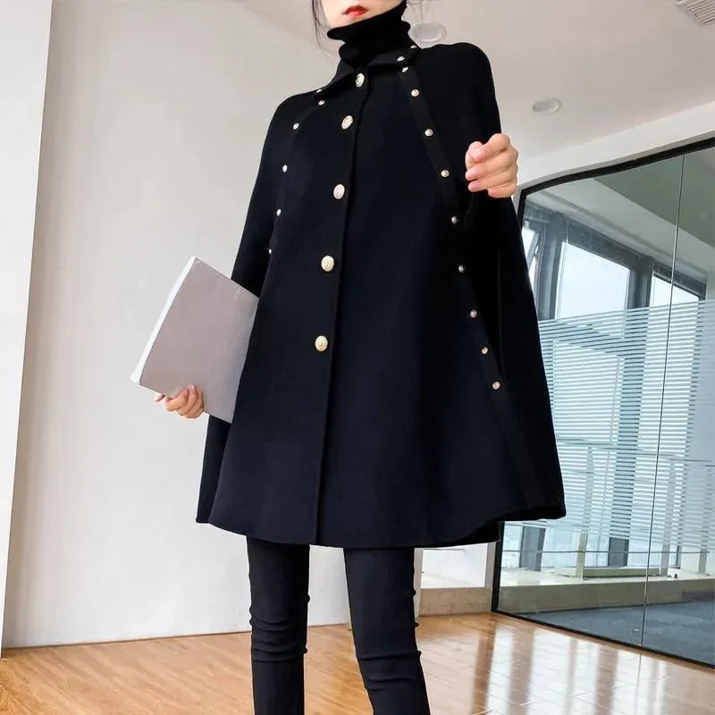 R&B | Majesty Winter Poncho Mantel Für Frauen