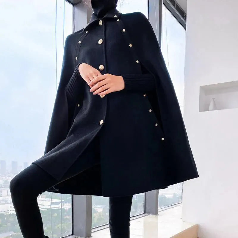 R&B | Majesty Winter Poncho Mantel Für Frauen
