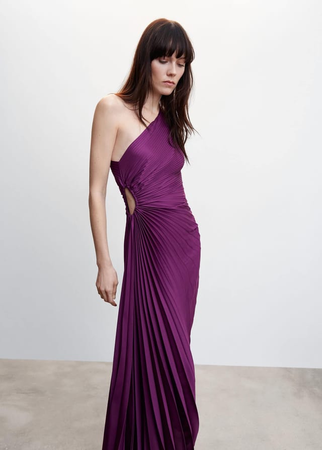 Sabrina | Eine Schulter-Maxikleid