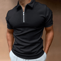 R&B | Herren Polo Shirt Polo mit Reißverschluss und Kragen Klassisches Design & Elegant