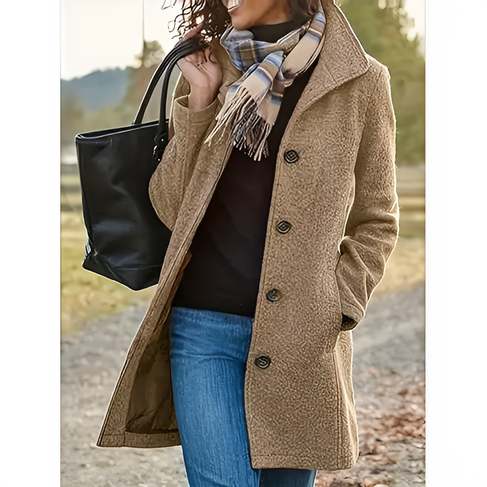 R&B | Lange Freizeit Damenjacke in Grau, Grün und Khaki
