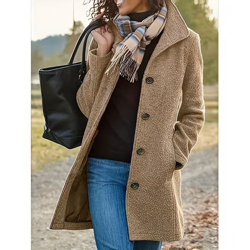R&B | Lange Freizeit Damenjacke in Grau, Grün und Khaki