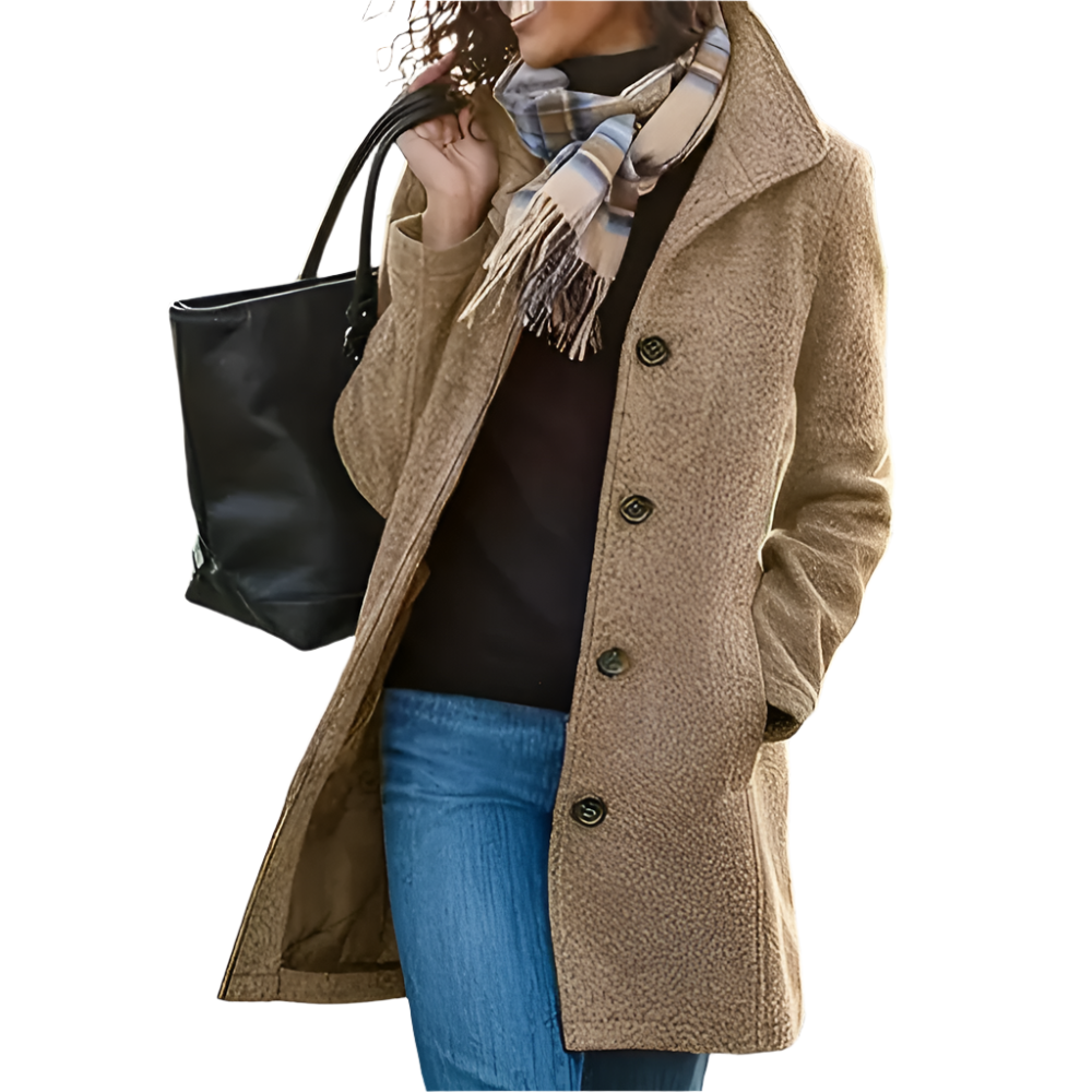 R&B | Lange Freizeit Damenjacke in Grau, Grün und Khaki
