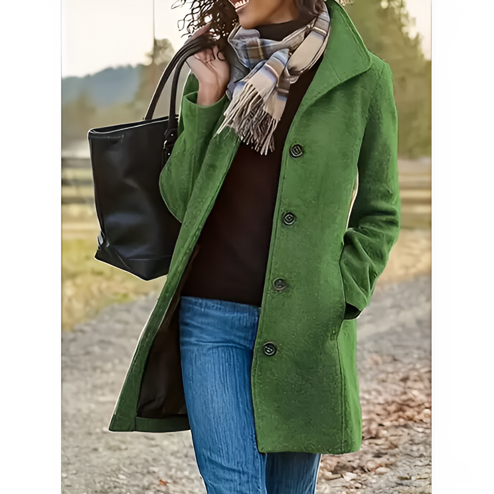 R&B | Lange Freizeit Damenjacke in Grau, Grün und Khaki