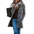 R&B | Lange Freizeit Damenjacke in Grau, Grün und Khaki