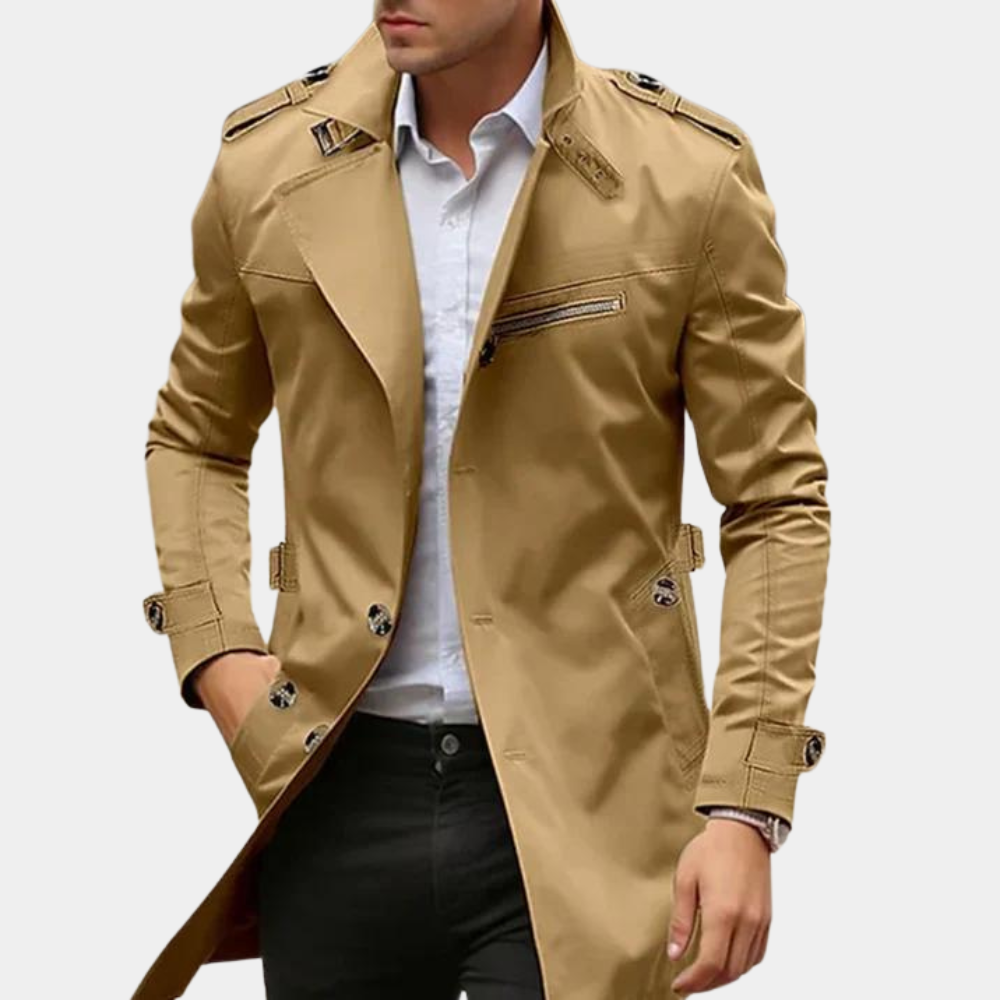 R&B | Trenchcoat für Männer - Stilvolle und Elegante Frühlingsjacke