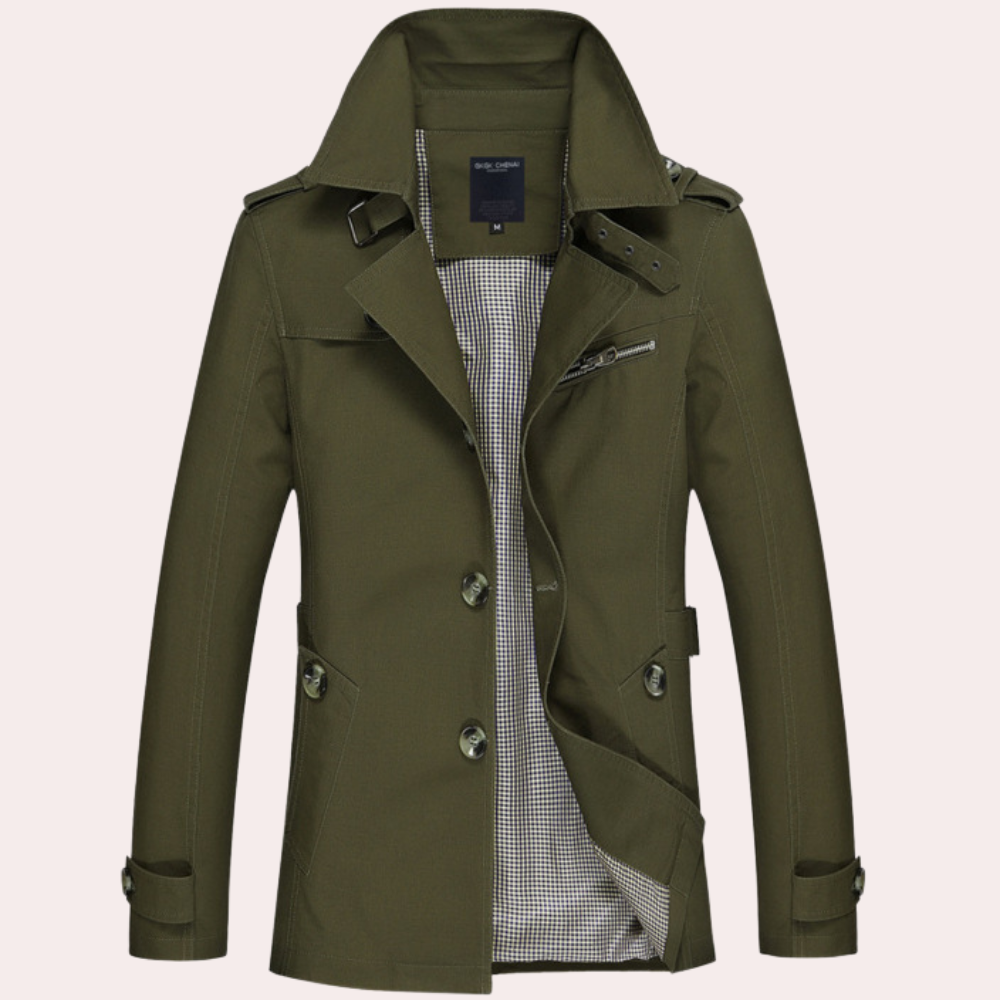 R&B | Trenchcoat für Männer - Stilvolle und Elegante Frühlingsjacke