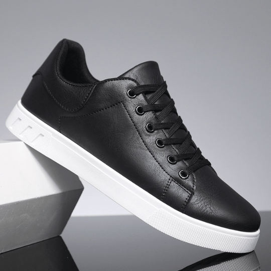 R&B | Sneakers Herren Leder Sneakers Komfortabel Trendy Freizeit Sneakers