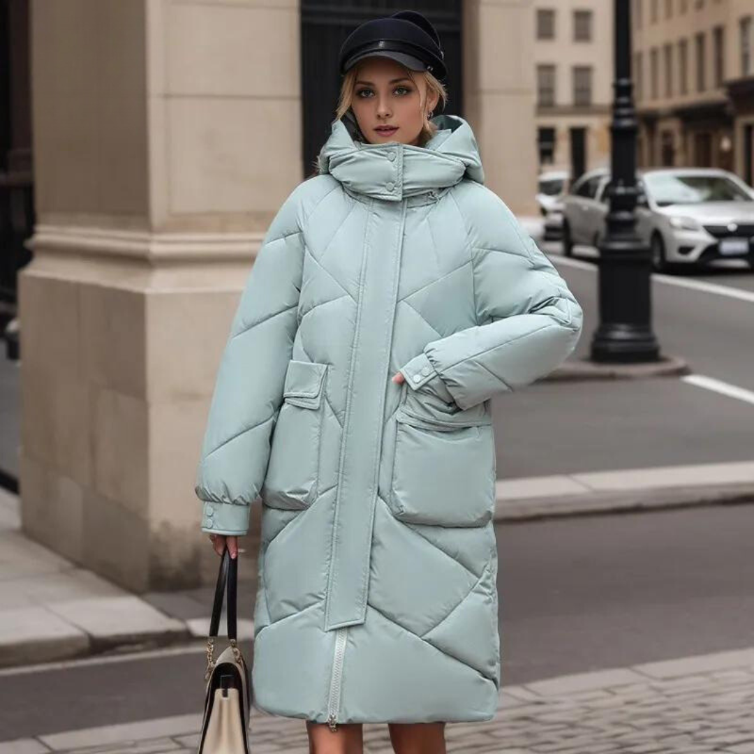 R&B | Lange, warme Fleecejacke
