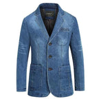 R&B | Herren Blazer - Cowboy Denim Jeans Blazer