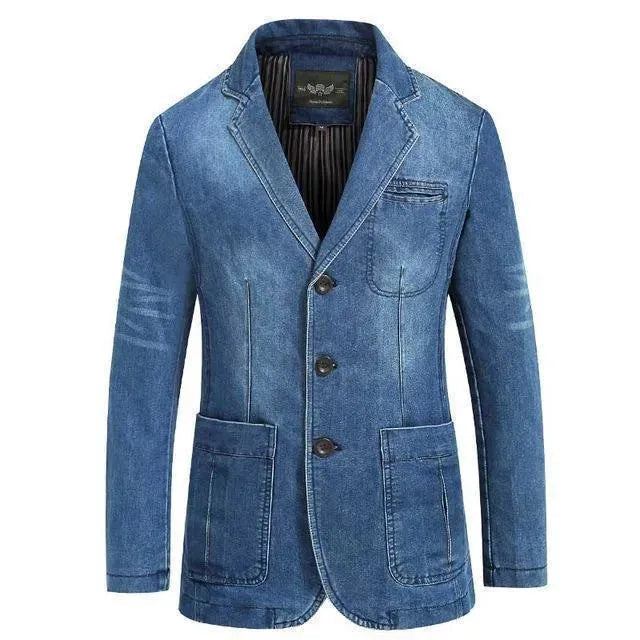 R&B | Herren Blazer - Cowboy Denim Jeans Blazer