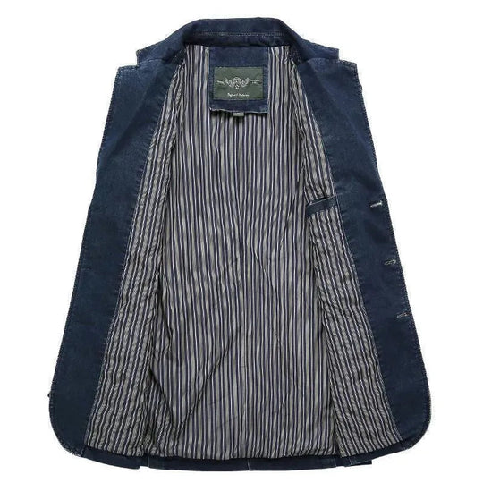 R&B | Herren Blazer - Cowboy Denim Jeans Blazer