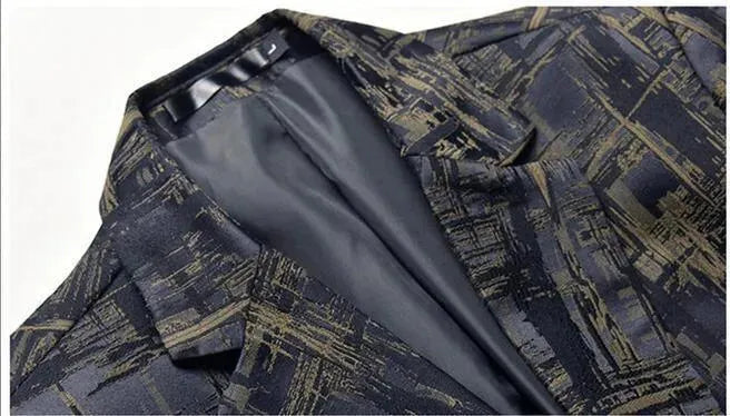 R&B | Herren Blazer - Geometrischer Blazer