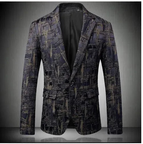 R&B | Herren Blazer - Geometrischer Blazer