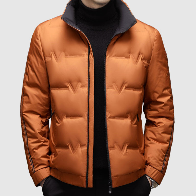 R&B | Entenfedern Winter Reißverschlussjacke