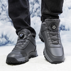 Wasserdichte Stiefeletten mit flacher Sohle aus Plüsch R&B
