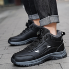 Wasserdichte Stiefeletten mit flacher Sohle aus Plüsch R&B