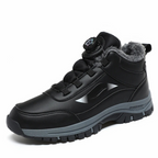 Wasserdichte Stiefeletten mit flacher Sohle aus Plüsch R&B