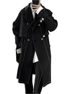 R&B | Herren Lässiger Lockerer Doppelreihiger Trenchcoat
