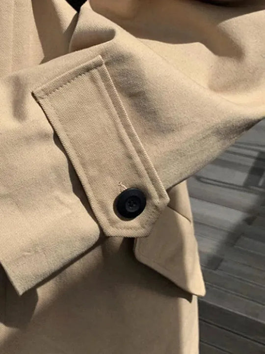R&B | Herren Lange Übergroße Steppjacke
