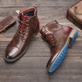 Rutschfeste blonde Stiefel mit seitlichem Reißverschluss R&B