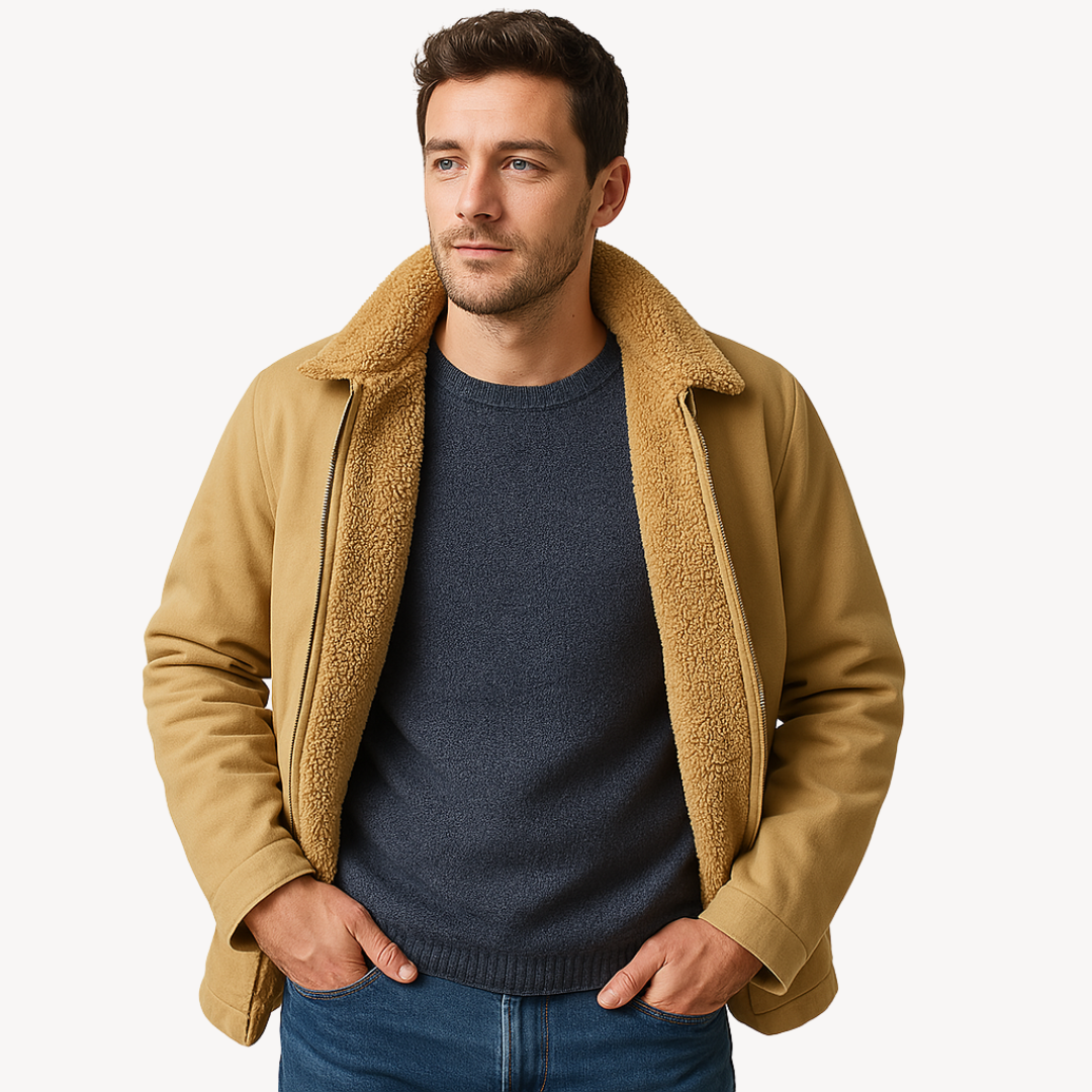 R&B | Herren Sherpa-Fleecejacke - Vielseitige Winter-Schicht