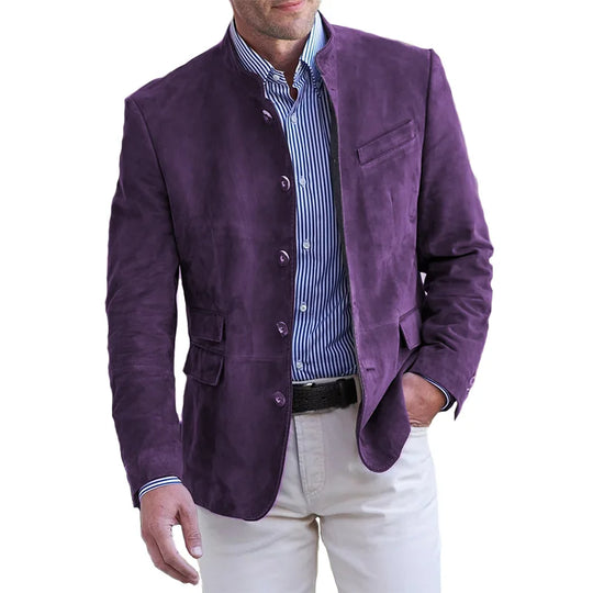 R&B | Herren Klassische Button-Down Herbstjacke - Zeitlose Wärme