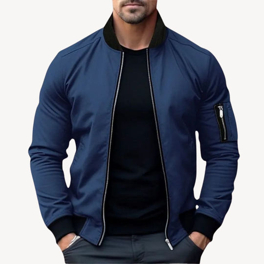 R&B | Herren Klassische Zip-Up Bomberjacke - Vielseitig & Stylisch
