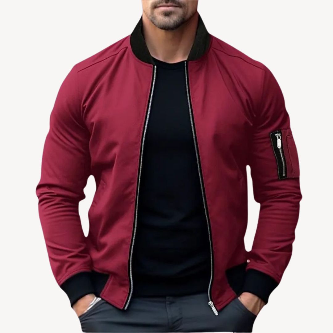R&B | Herren Klassische Zip-Up Bomberjacke - Vielseitig & Stylisch