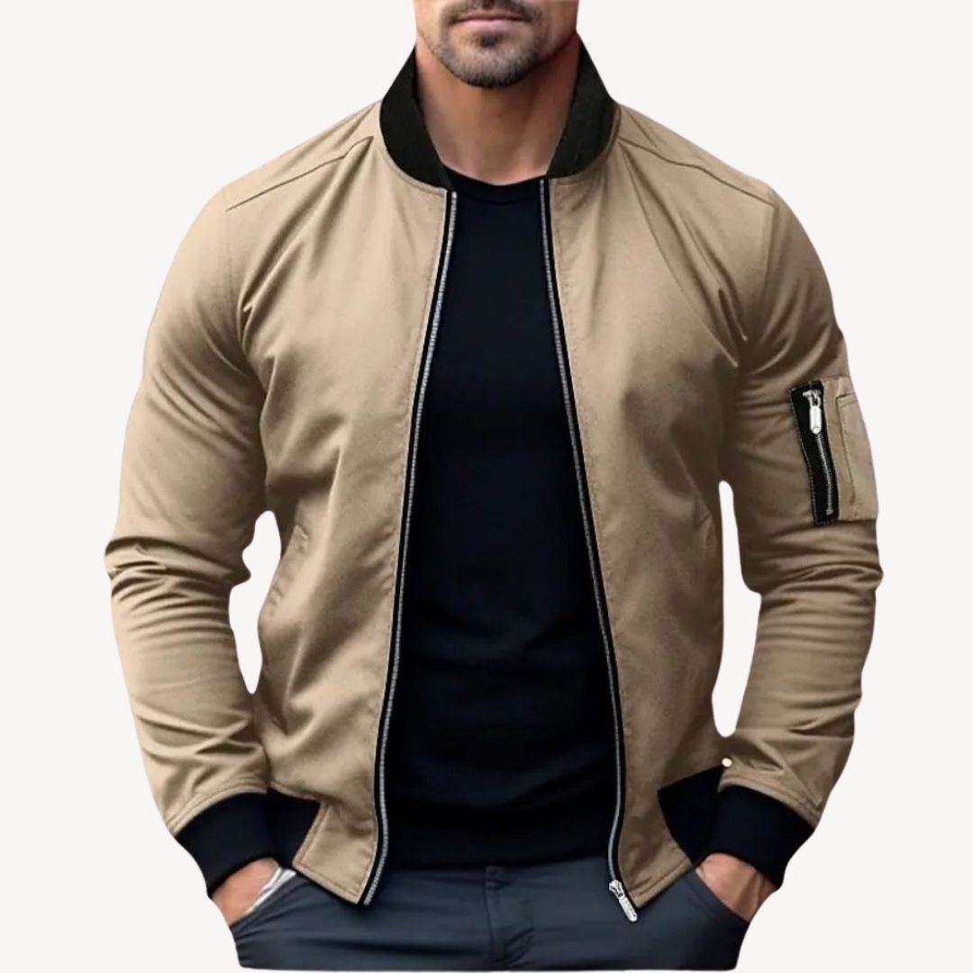 R&B | Herren Klassische Zip-Up Bomberjacke - Vielseitig & Stylisch