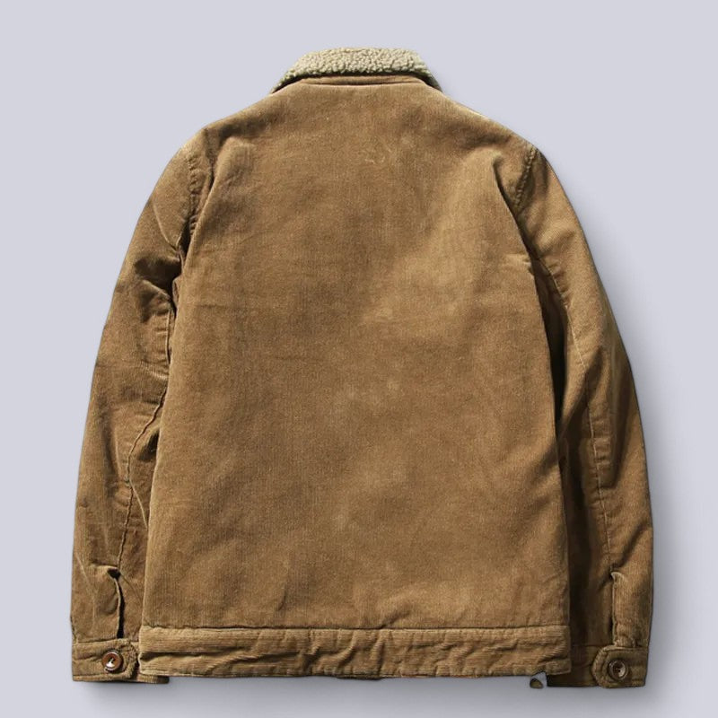 R&B | Herren Cordjacke Herbst mit weichem Innenfutter