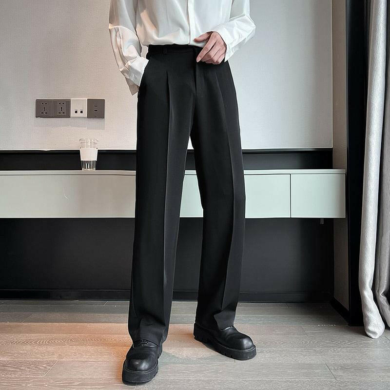 R&B | Herren Hochbund Lässig Weite Beinhose für Ultimativen Komfort
