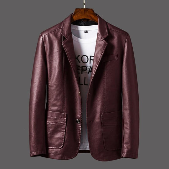 R&B | Herren Leder Blazer